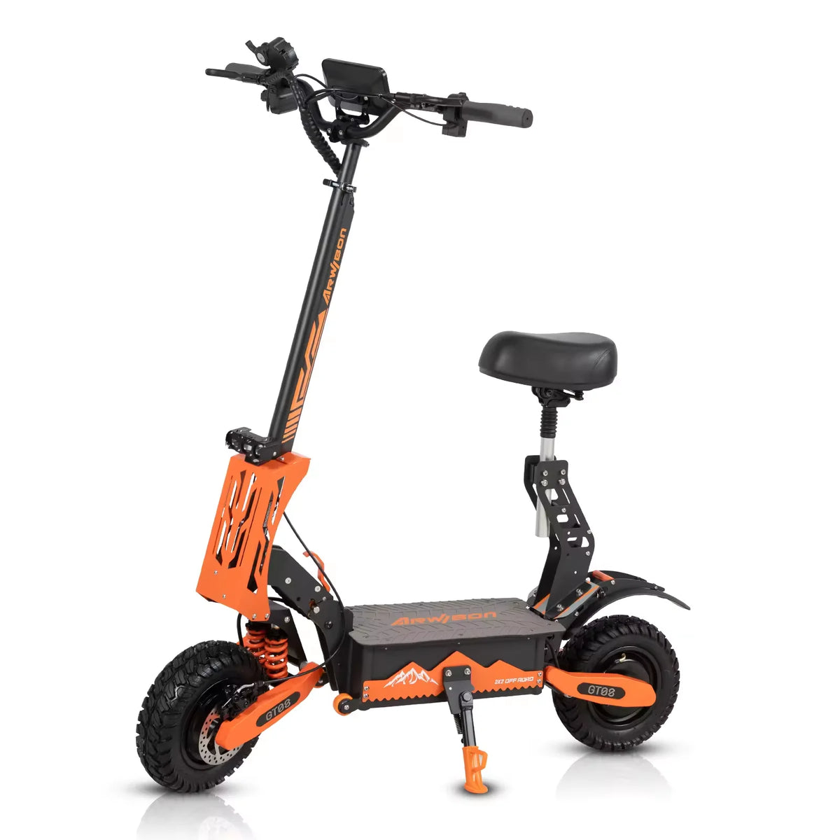 Arwibon 5600W Dual-Motor Electric Scooter 60V27AH With Top Speed 46MPH by S And B Enterprise