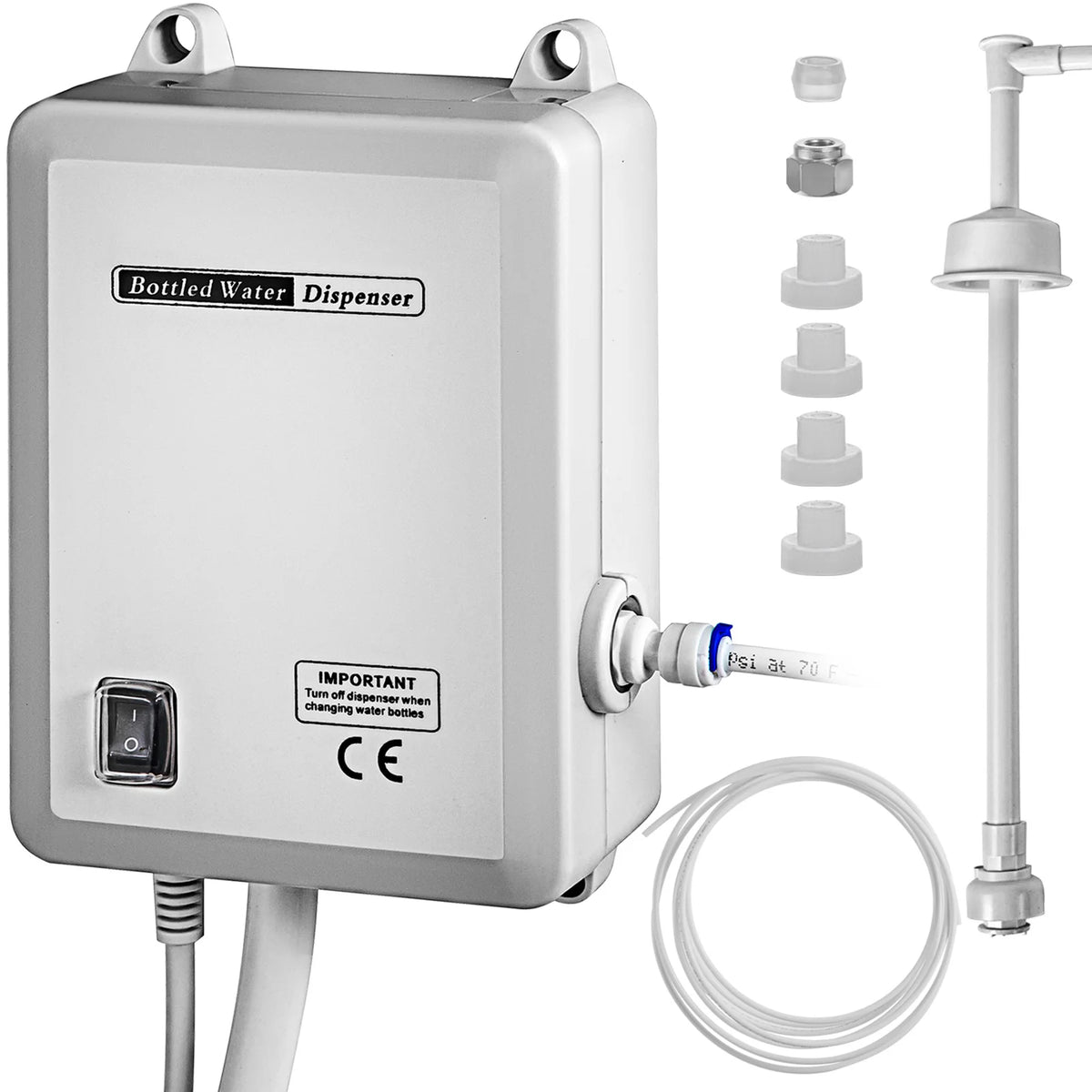 Bottled Water Dispensing Pump with PE pipe by S And B Enterprise, 1 GPM at 40 PSI