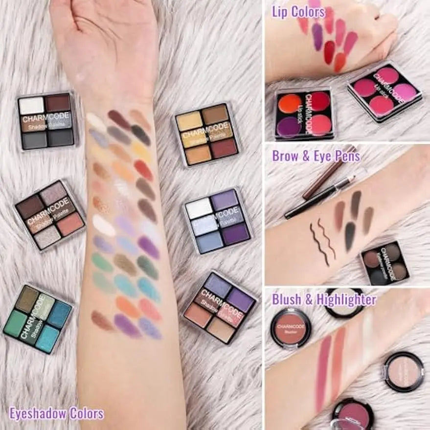 Complete Makeup Kit for Teens and Women in Portable Case