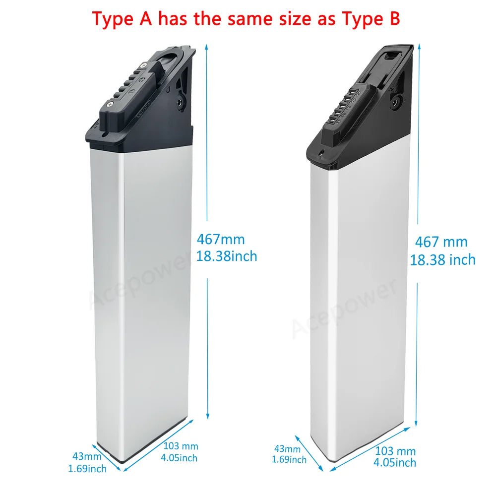 ACEBEI-POWER 48V E-Bike Battery for Lectri XP Step-Thru 2.0 3.0 by S And B Enterprise