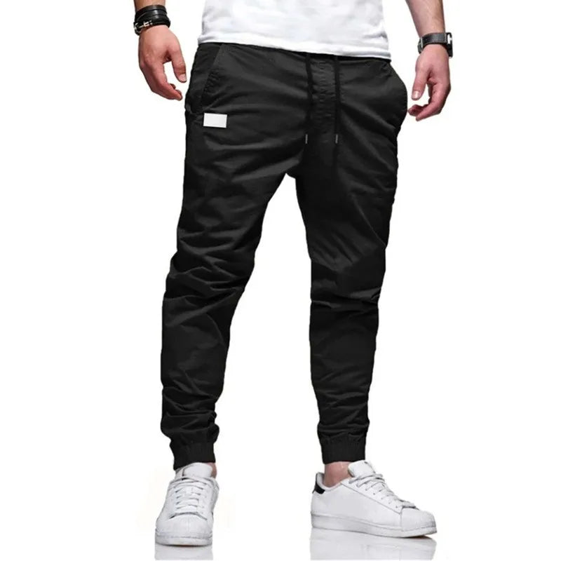 Men's Cargo Jogger Pants With Multi Pocket Styling by S And B Enterprise