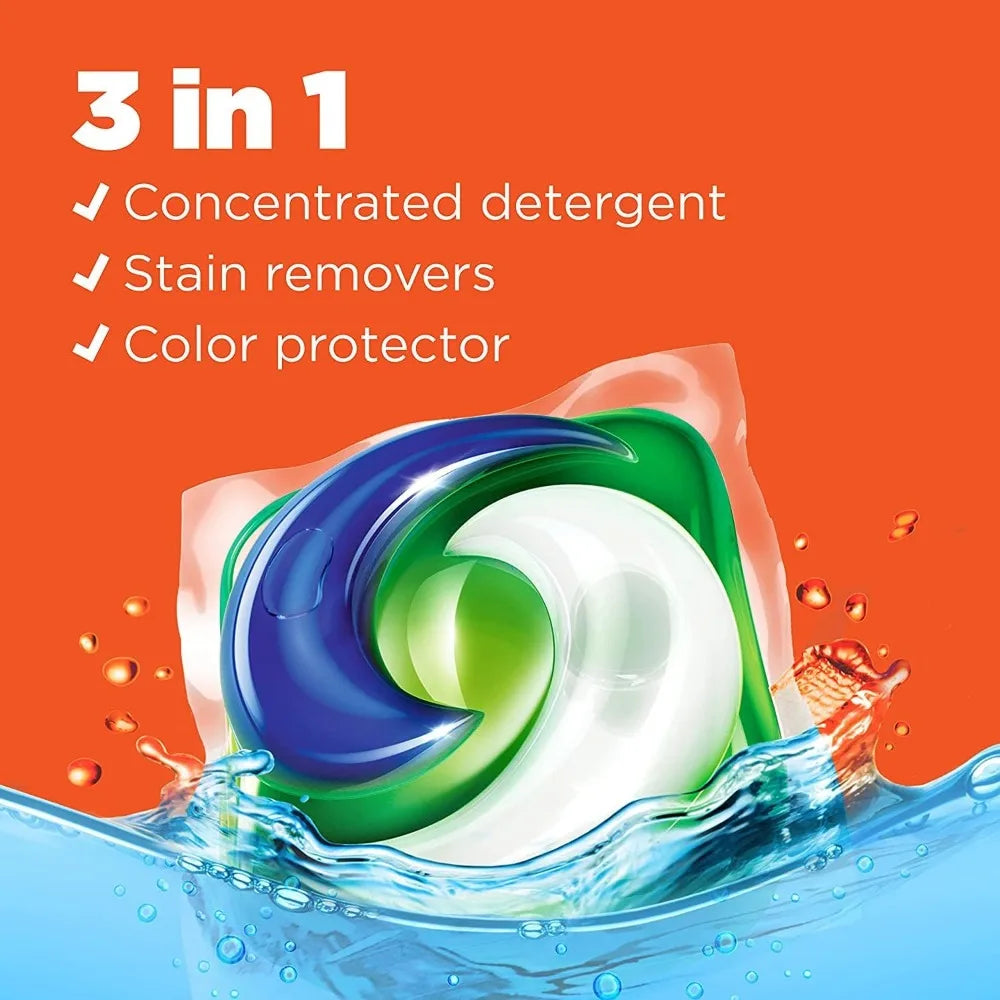 Fresh Scent Laundry Detergent Pods 3-In-1 Clean Capsules by S And B Enterprise
