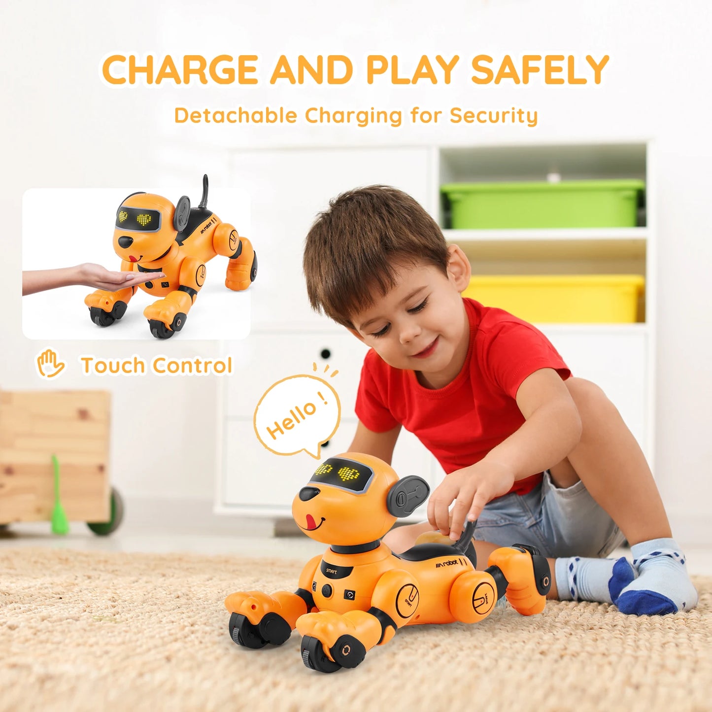 SucceBuy RC Robot Dog Toy Programmable Smart Robotic Pet