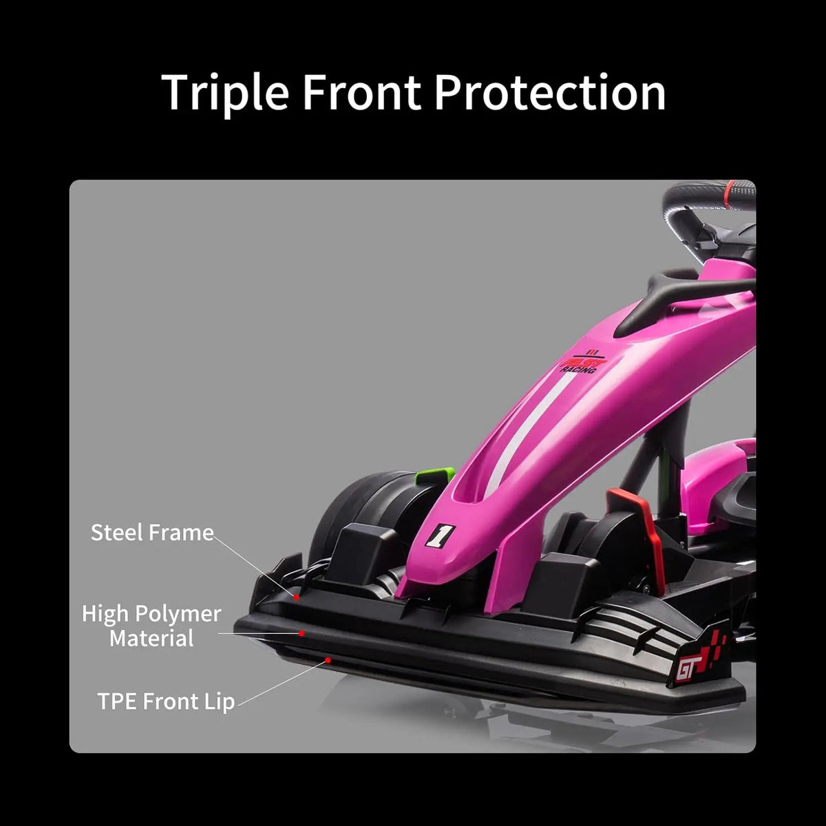 HiMISSE 24V Electric Ride On Car For Kids Drift Kart by S And B Enterprise