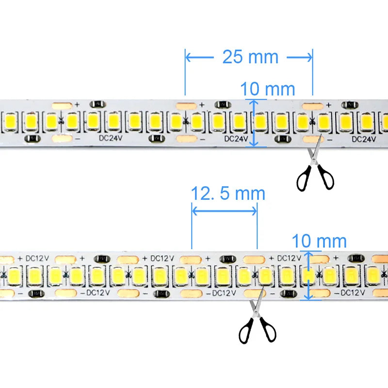Dengsum SMD2835 LED Strip Flexible Cuttable DC12 To 24V by S And B Enterprise