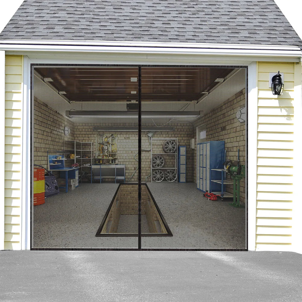 Shunmaii Seamless Garage Door Mosquito Net Insect Screen by S And B Enterprise