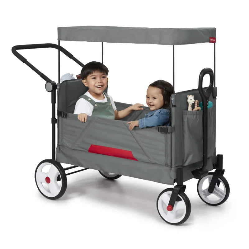 Radio Flyer Compass Kid And Cargo Stroll Wagon Folding by S And B Enterprise