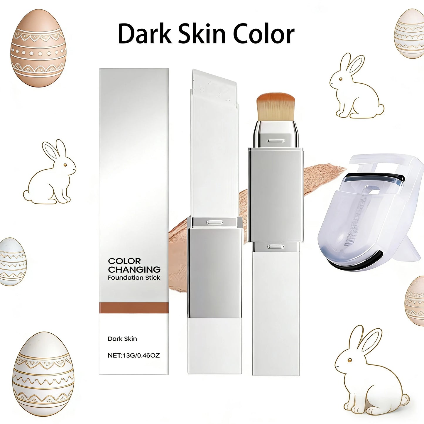 2 In 1 Concealer Foundation Stick Waterproof And Sweatproof