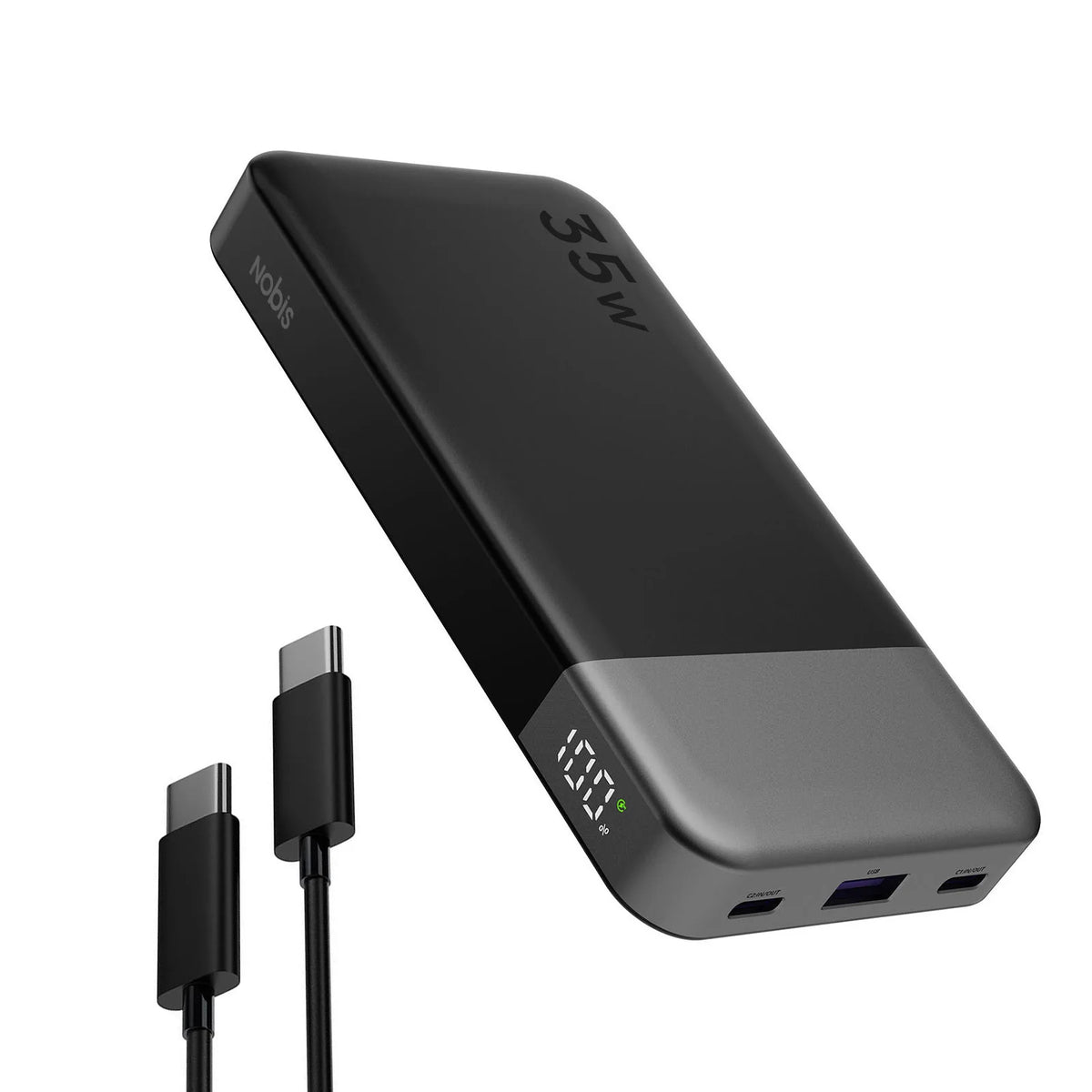 Nobis N3510 10000mAh Power Bank 35W Fast Charge USB C by S And B Enterprise