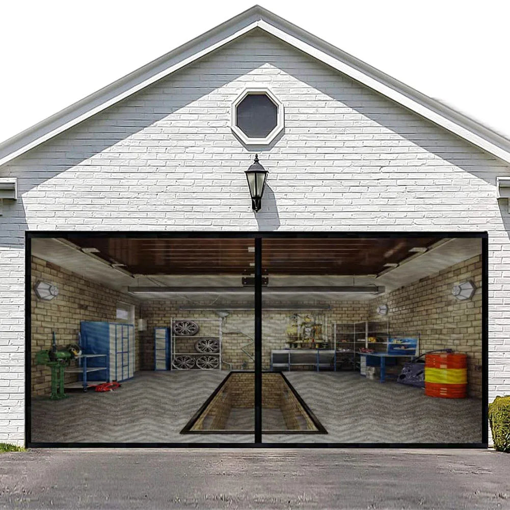 Shunmaii Seamless Garage Door Mosquito Net Insect Screen by S And B Enterprise