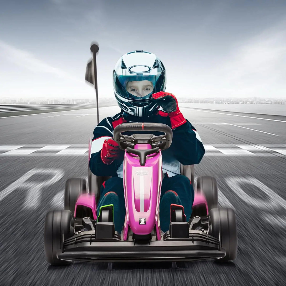 HiMISSE 24V Electric Ride On Car For Kids Drift Kart by S And B Enterprise