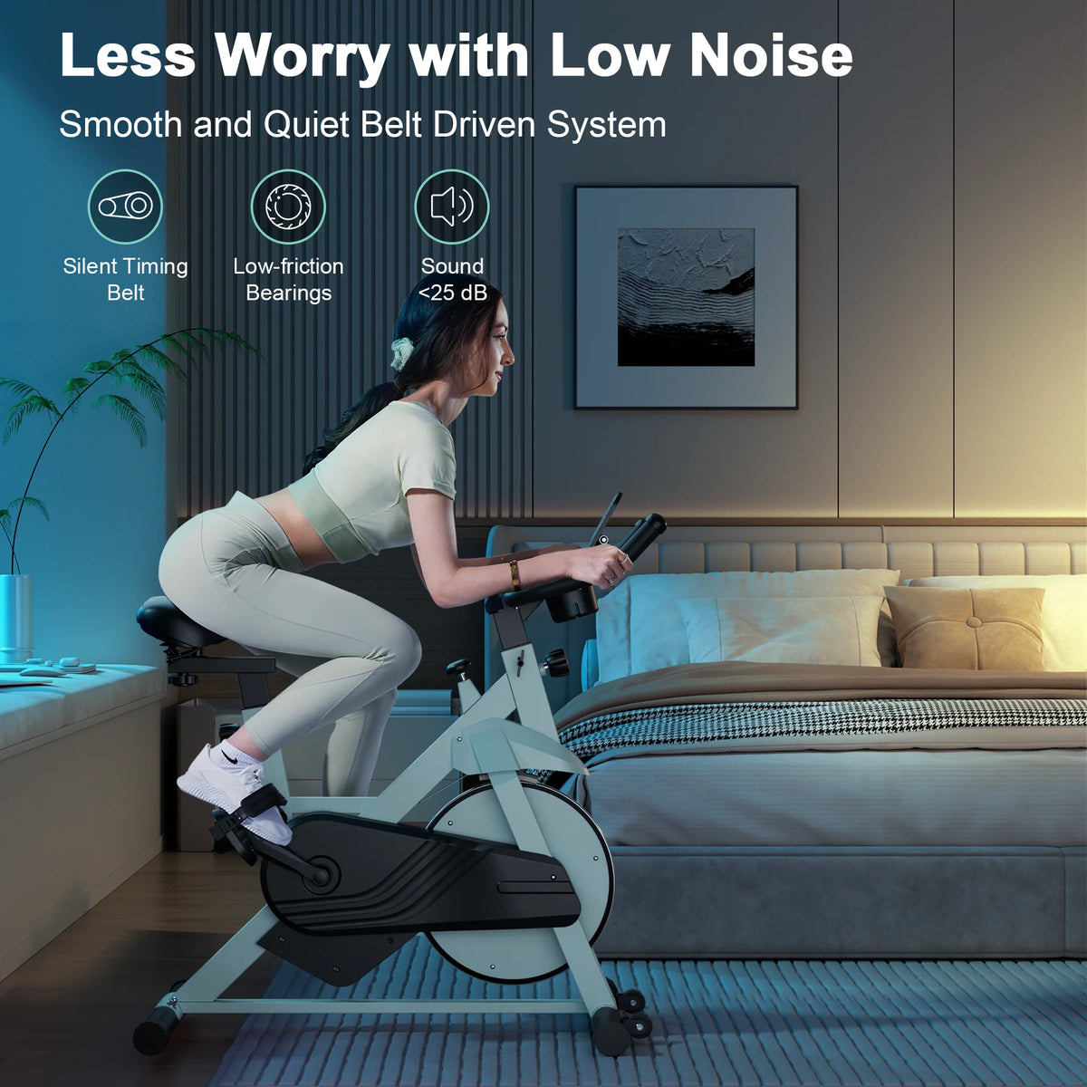 Superun Low Noise 32 Level Magnetic Exercise Bike For Home by S And B Enterprise