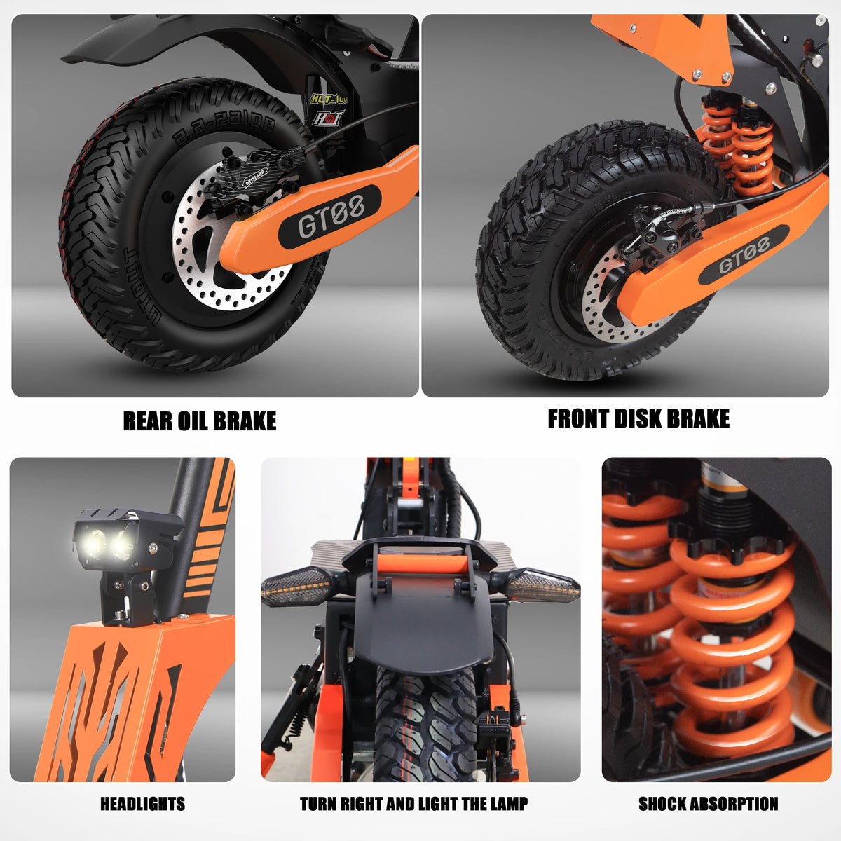 Arwibon 5600W Dual-Motor Electric Scooter 60V27AH With Top Speed 46MPH by S And B Enterprise
