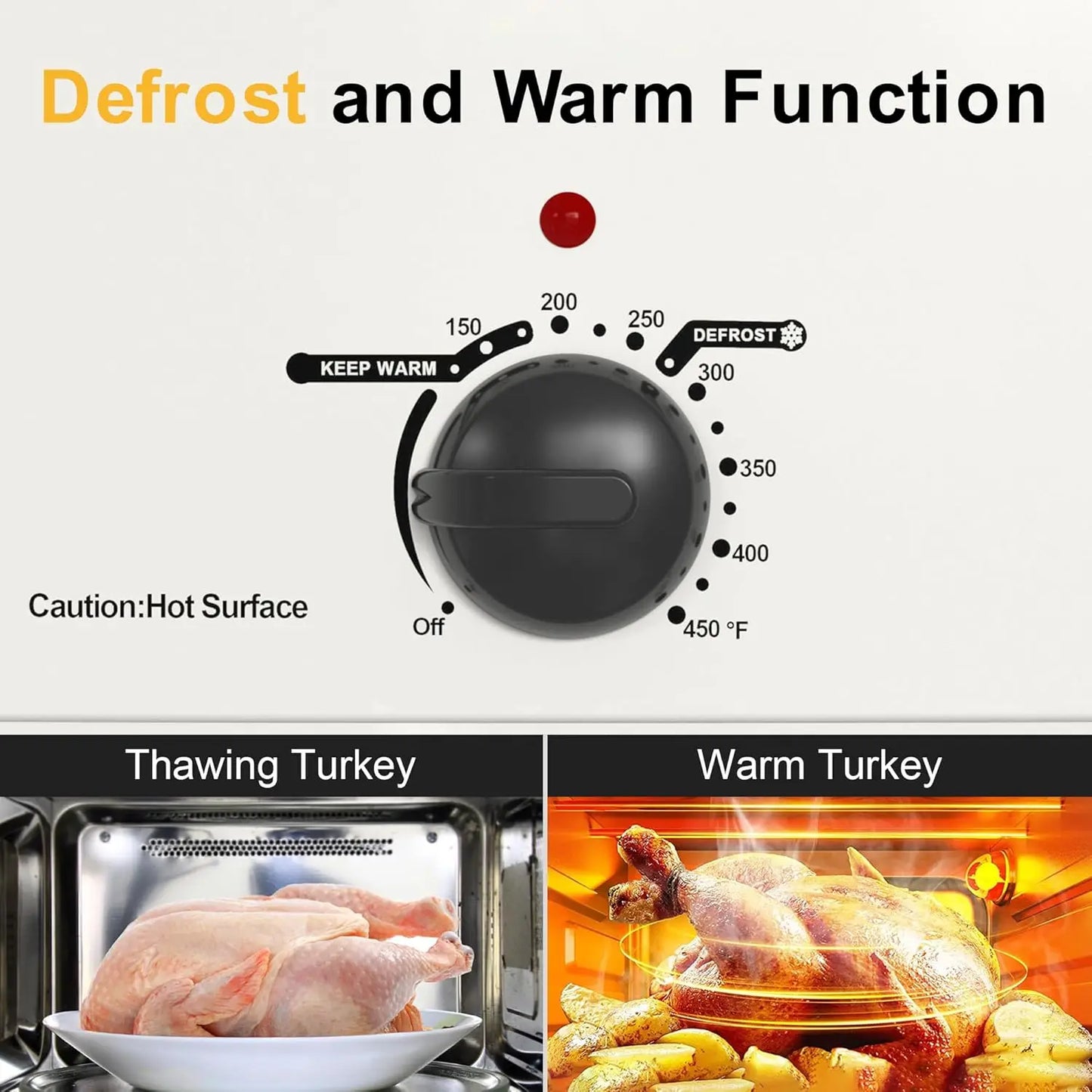 XMSJ Electric Roaster Oven With Viewing Lid Cool Touch Exterior by S And B Enterprise