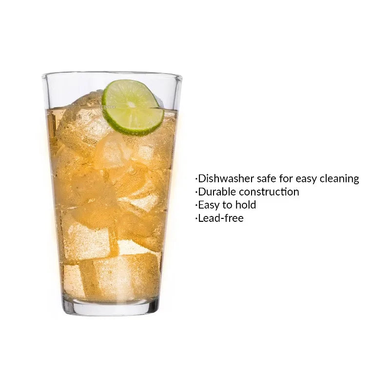 16 oz Clear Pint Glass by S And B Enterprise