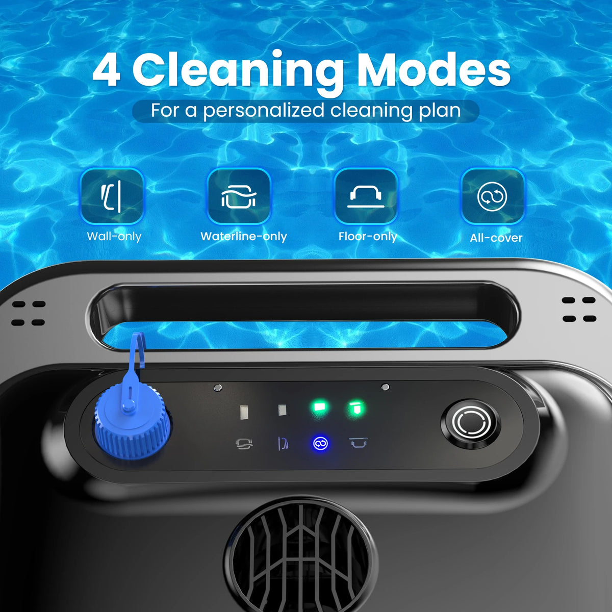 INSE Y50 Auto Pool Cleaner Cordless Robotic 4 Motors by S And B Enterprise