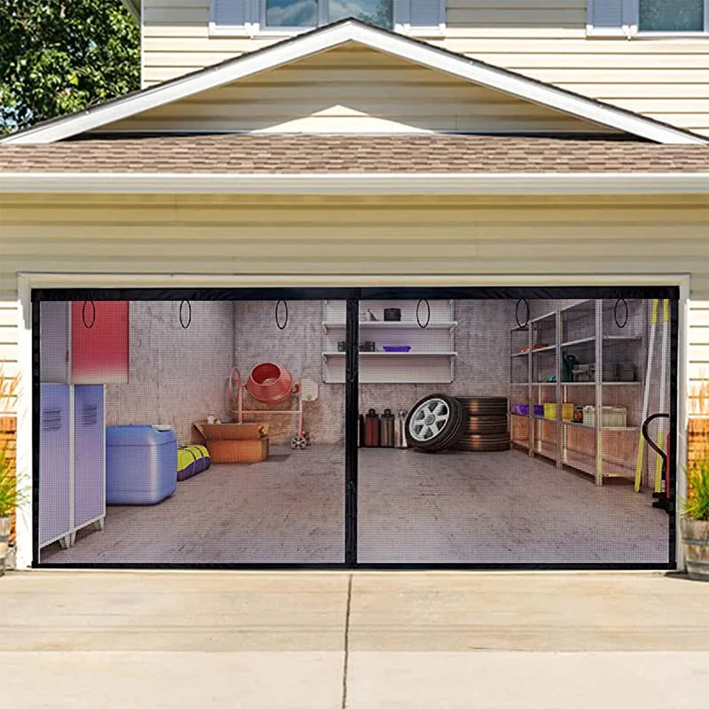 Shunmaii Seamless Garage Door Mosquito Net Insect Screen by S And B Enterprise