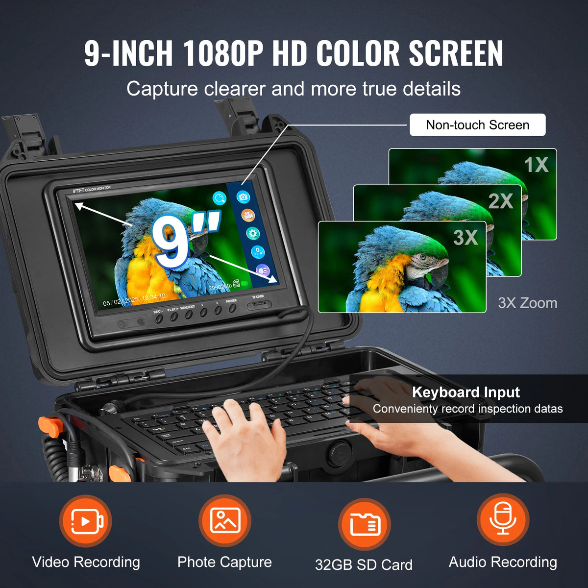 SucceBuy Sewer Camera 512Hz Transmitter 1080P HD Inspection by S And B Enterprise