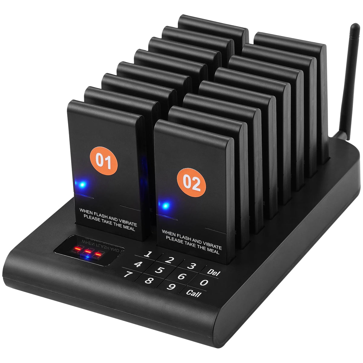 SucceBuy Restaurant Pager System With Vibration Beepers by S And B Enterprise