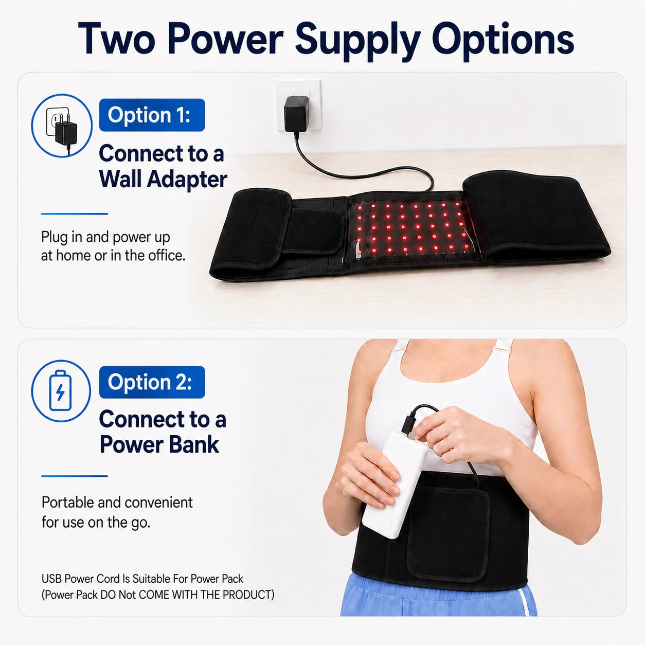 Red Light Therapy Belt 660nm 850nm Near Infrared For Muscle Relief by S And B Enterprise