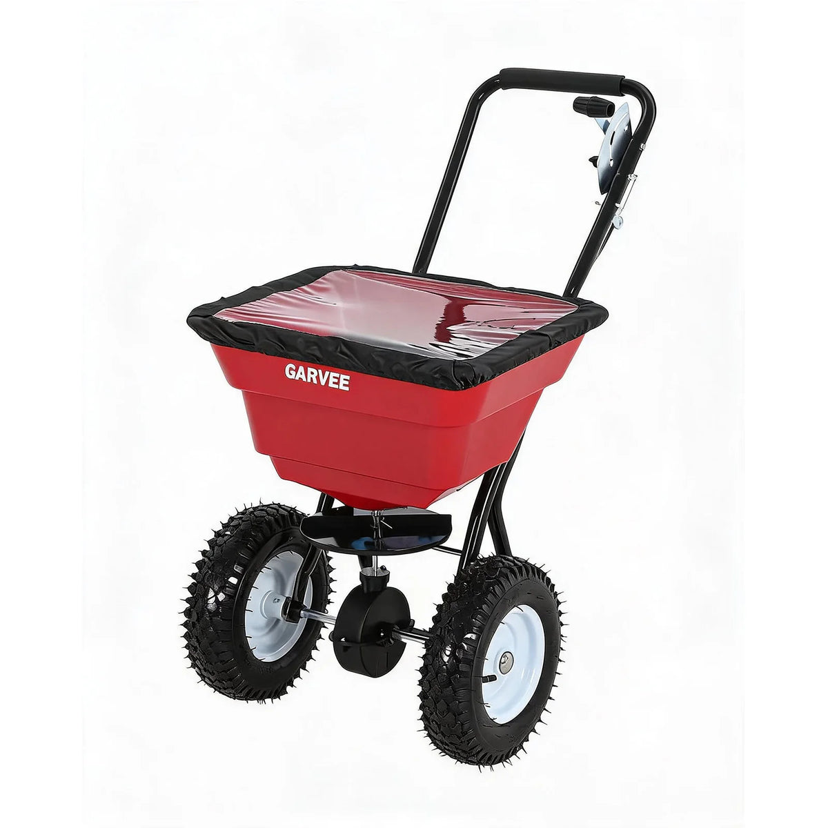 HiMiss Heavy Duty Walk Behind Broadcast Lawn Fertilizer Spreader