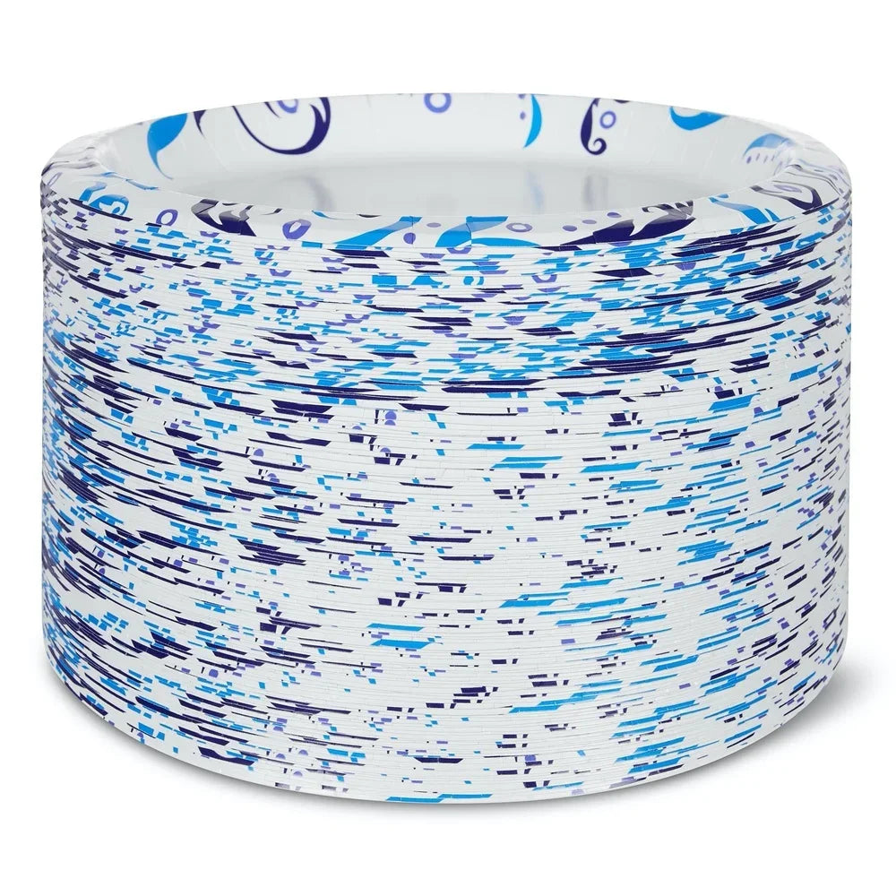 Everyday Disposable Paper Plates Soak Proof Microwave Safe