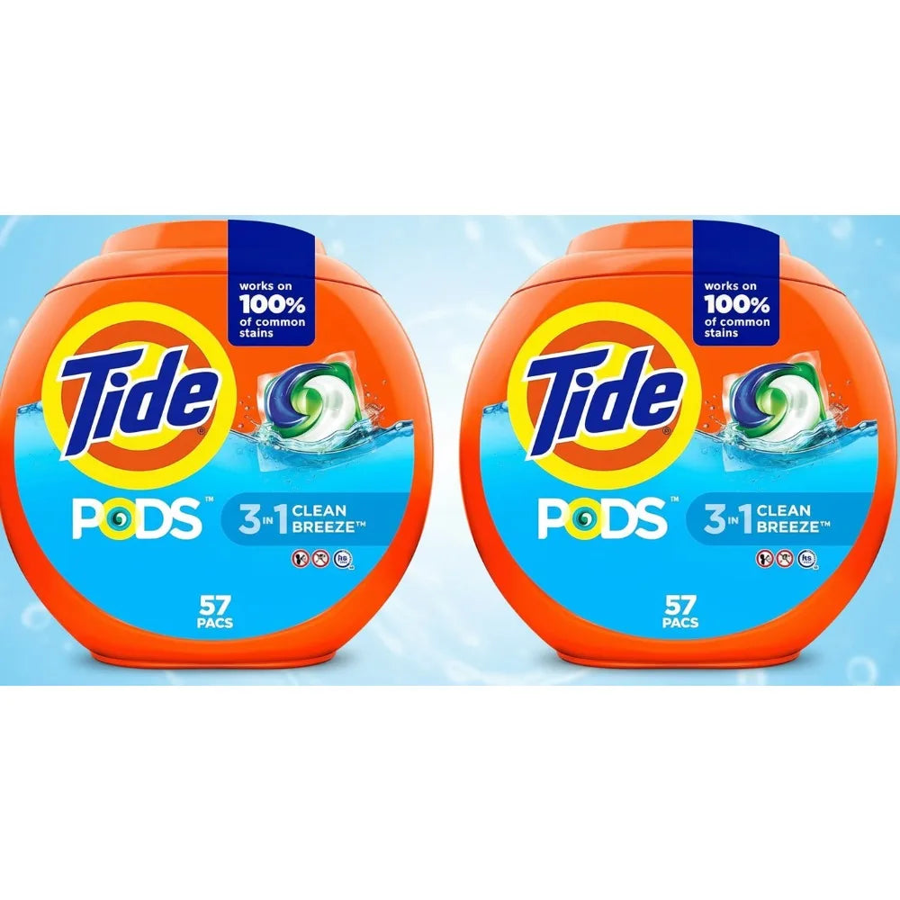 Fresh Scent Laundry Detergent Pods 3-In-1 Clean Capsules by S And B Enterprise