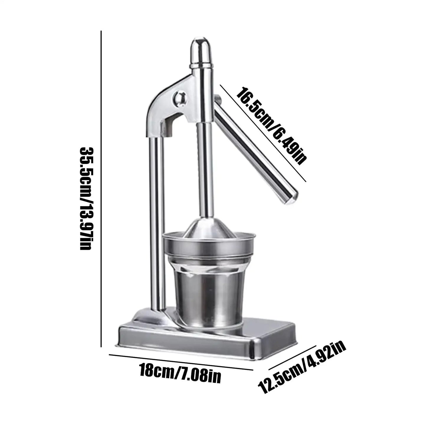 Stainless Steel Manual Orange Juicer