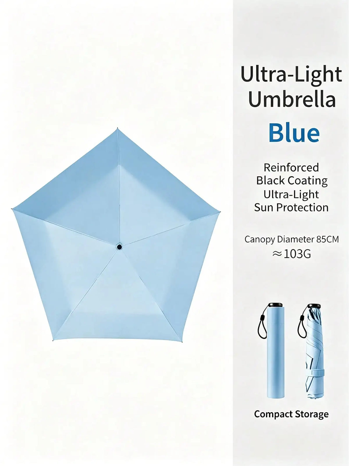 Fashionable Pencil Umbrella, UV Protection, Ultra-Lightweight Slim Mini Travel Umbrella, Women's Stylish Compact Foldable Pocket Umbrella, UPF 50+ Sun Protection, Suitable For Rainy Days, Backpack, Handbag, Commuting, Beach,