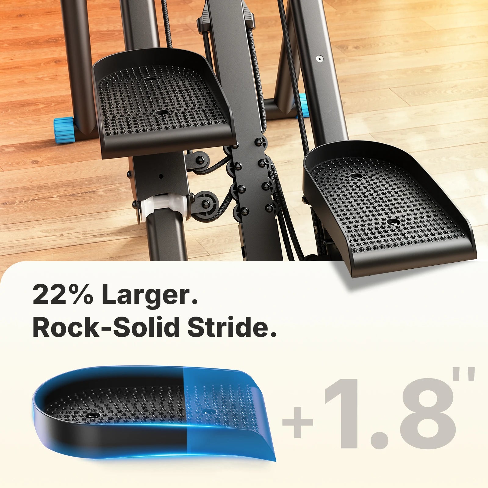 MERACH Stair Stepper Foldable Full Body Workout Silent Multi-functional Adjustable Fitness Climbing Machine for Home Use Exercise Running Sweating by S And B Enterprise