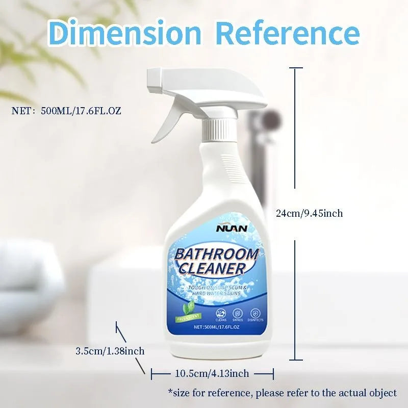 Bathroom Descaler Foam Cleaner for Stubborn Stains