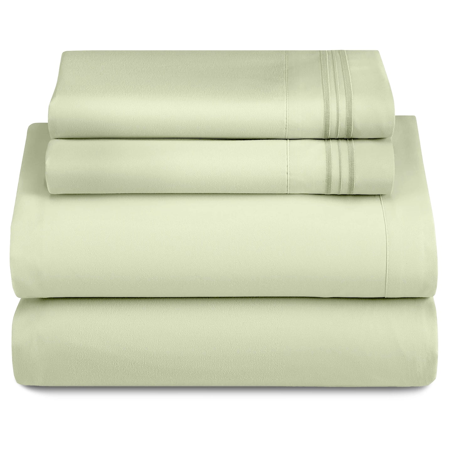 LUX Décor 3-Piece Ultra-Soft Microfiber Sheet Set for Everyday Comfort