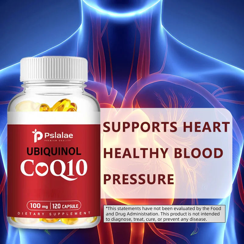 PslalaeCharge CoQ10 100mg Capsules For Heart Health And Energy