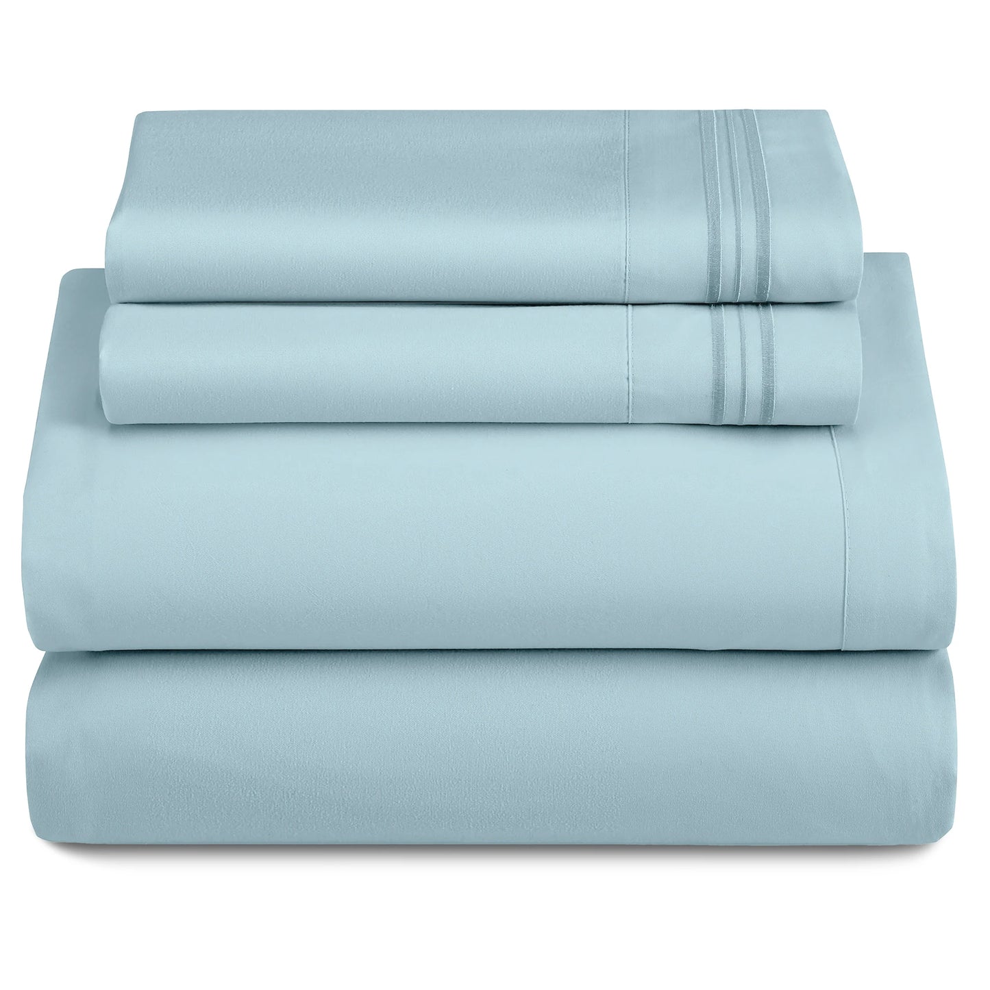 LUX Décor 3-Piece Ultra-Soft Microfiber Sheet Set for Everyday Comfort