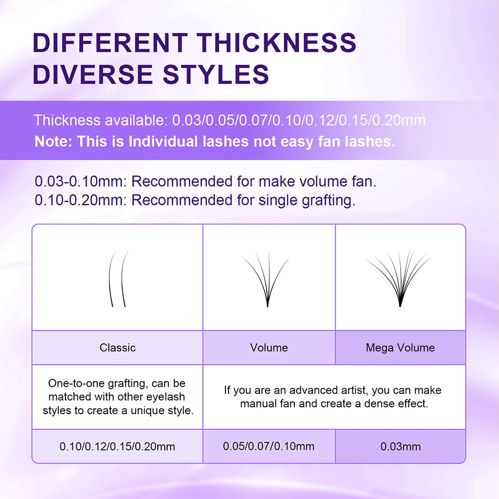 Nagaraku Natural Look False Eyelashes Individual Lashes Salon Quality