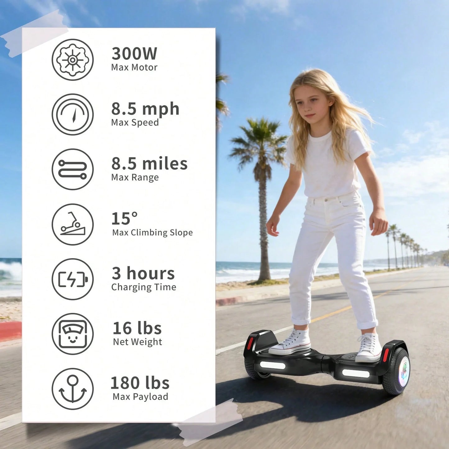 K2 Balance Bike Electric Scooter With LED Lights by S And B Enterprise