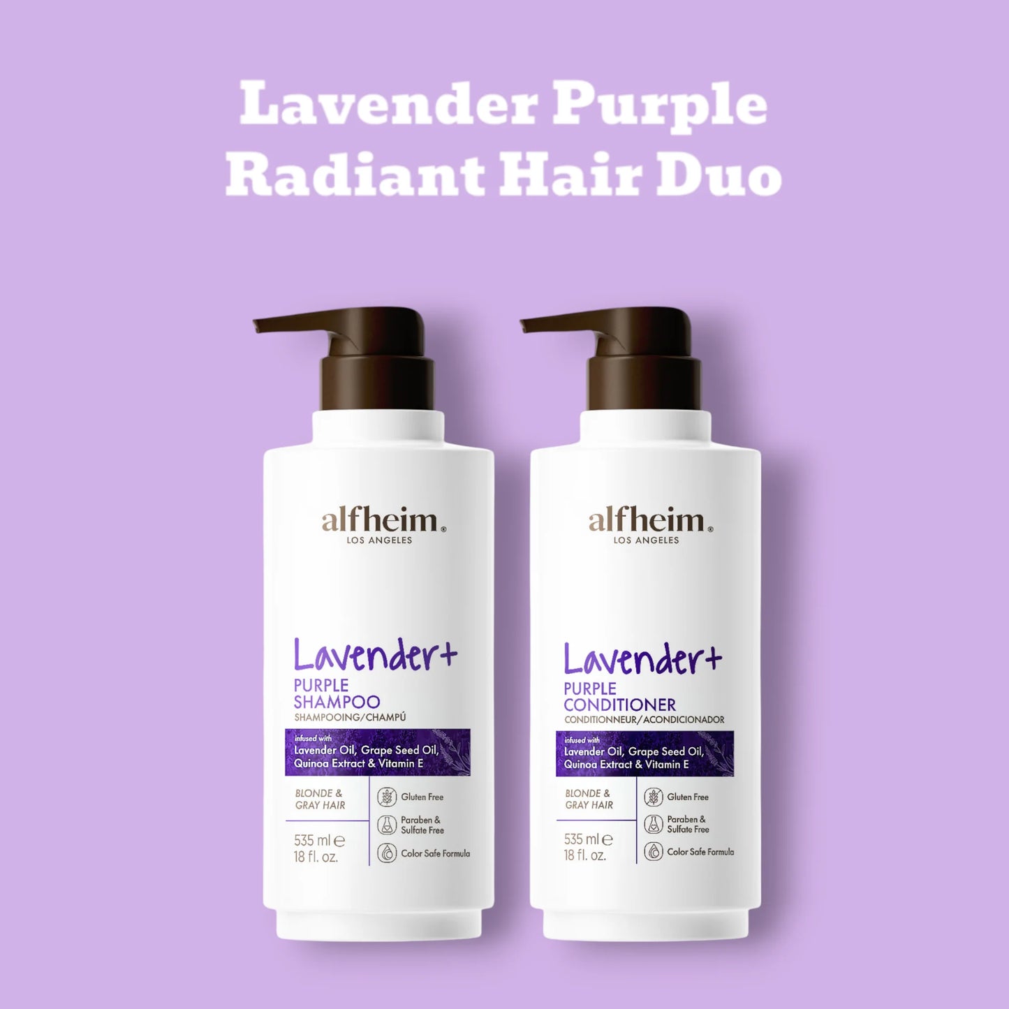 ALFHEIM Scented Hair Care Shampoo And Conditioner Set
