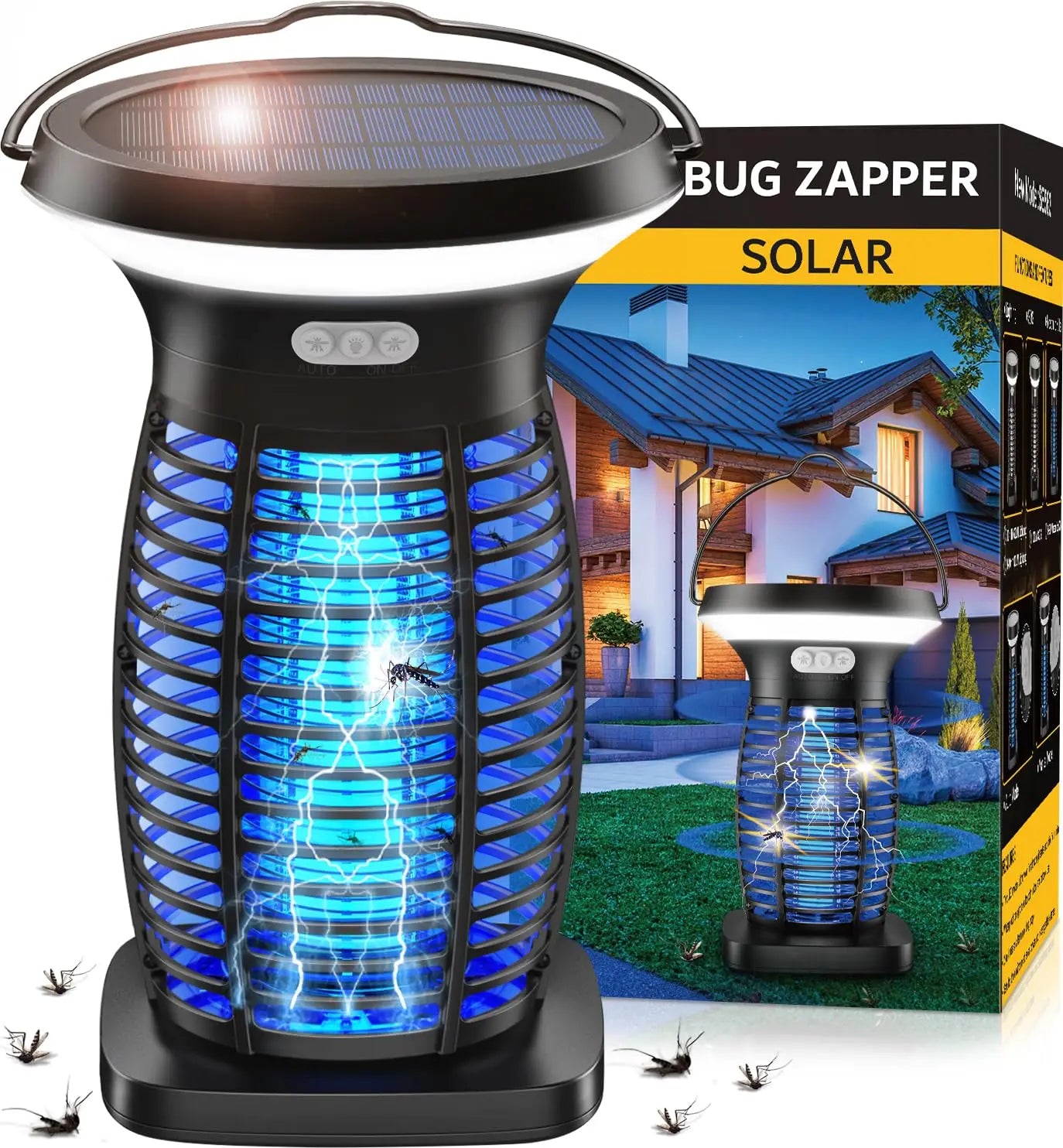 Solar Mosquito Zapper Outdoor Rechargeable Bug Zapper by S And B Enterprise