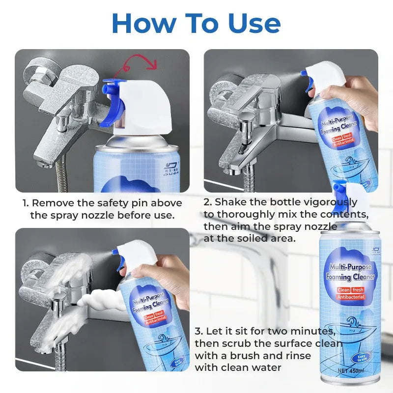 All Purpose Bathroom Descaler Foam Cleaner Spray For Grout by S And B Enterprise