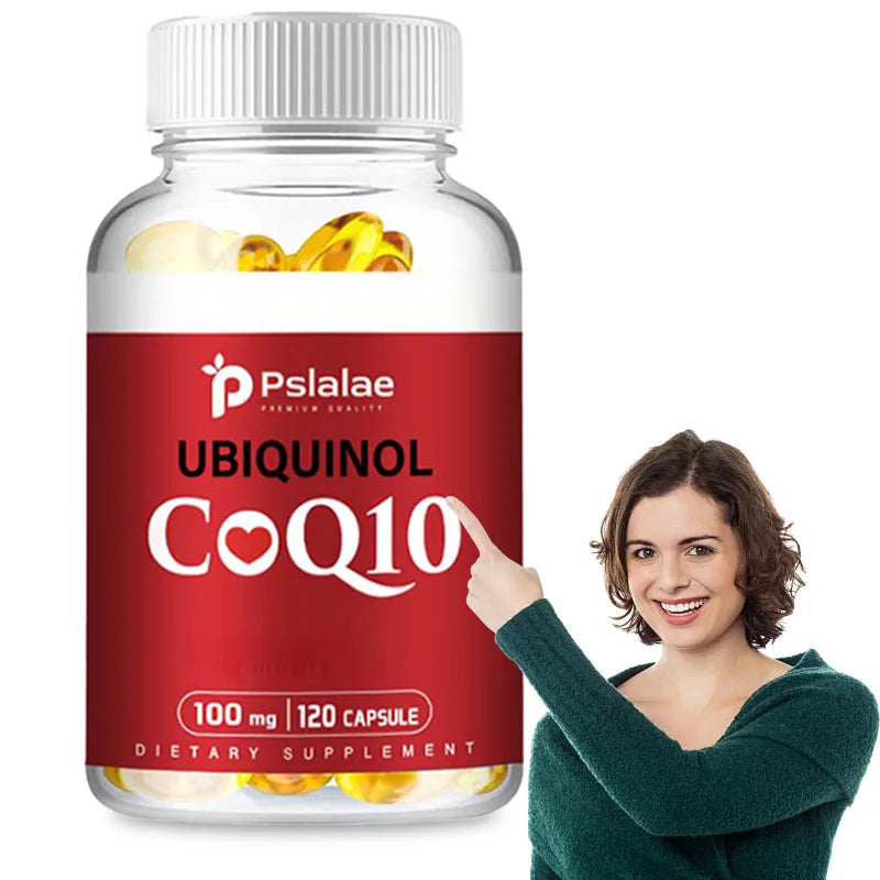 PslalaeCharge CoQ10 100mg Capsules For Heart Health And Energy