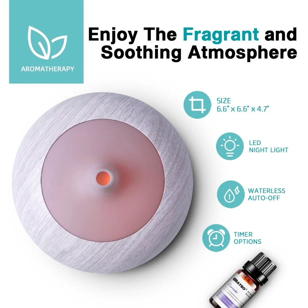 Miflame Essential Oil Humidifier Aromatherapy Vaporizer For Home