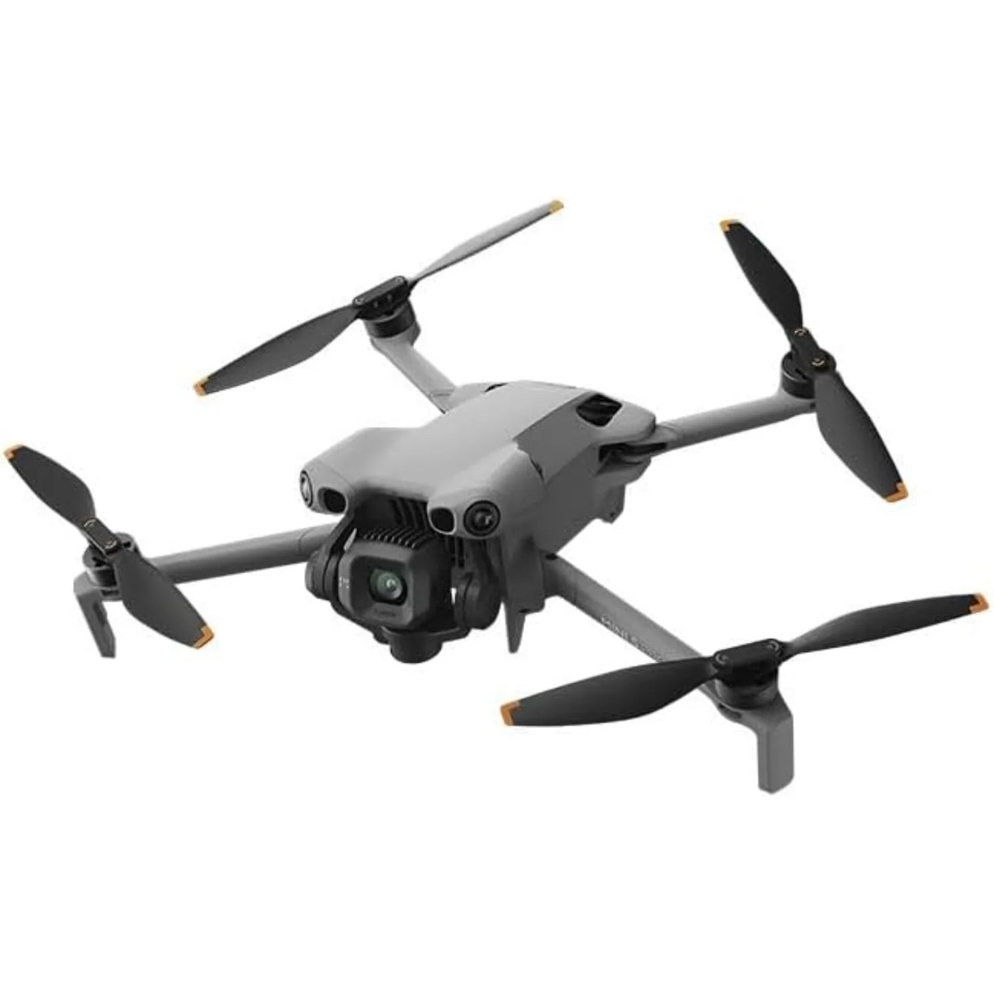 DJI Mini 5 Pro drone with gray body and four propellers