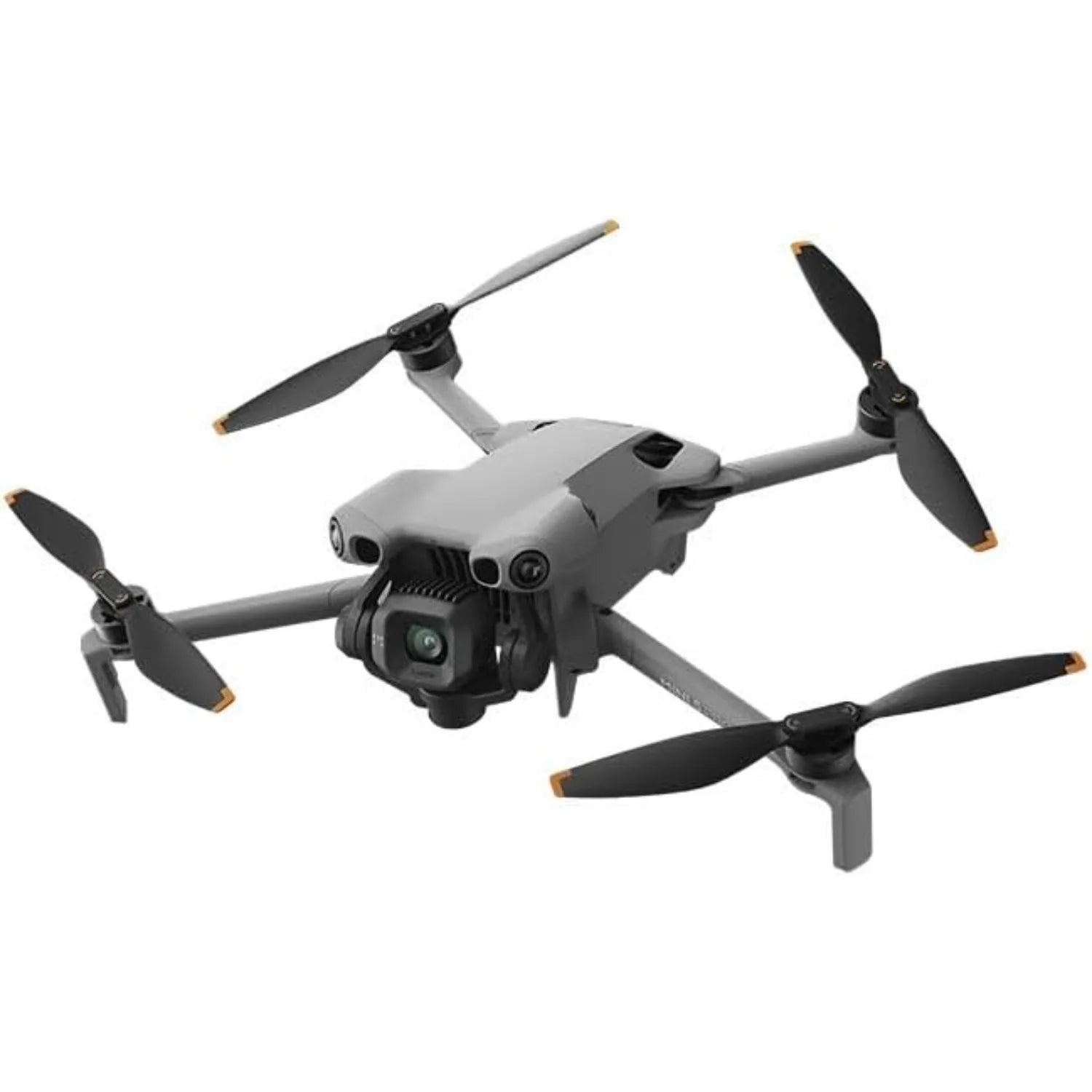 DJI Mini 5 Pro drone with gray body and four propellers