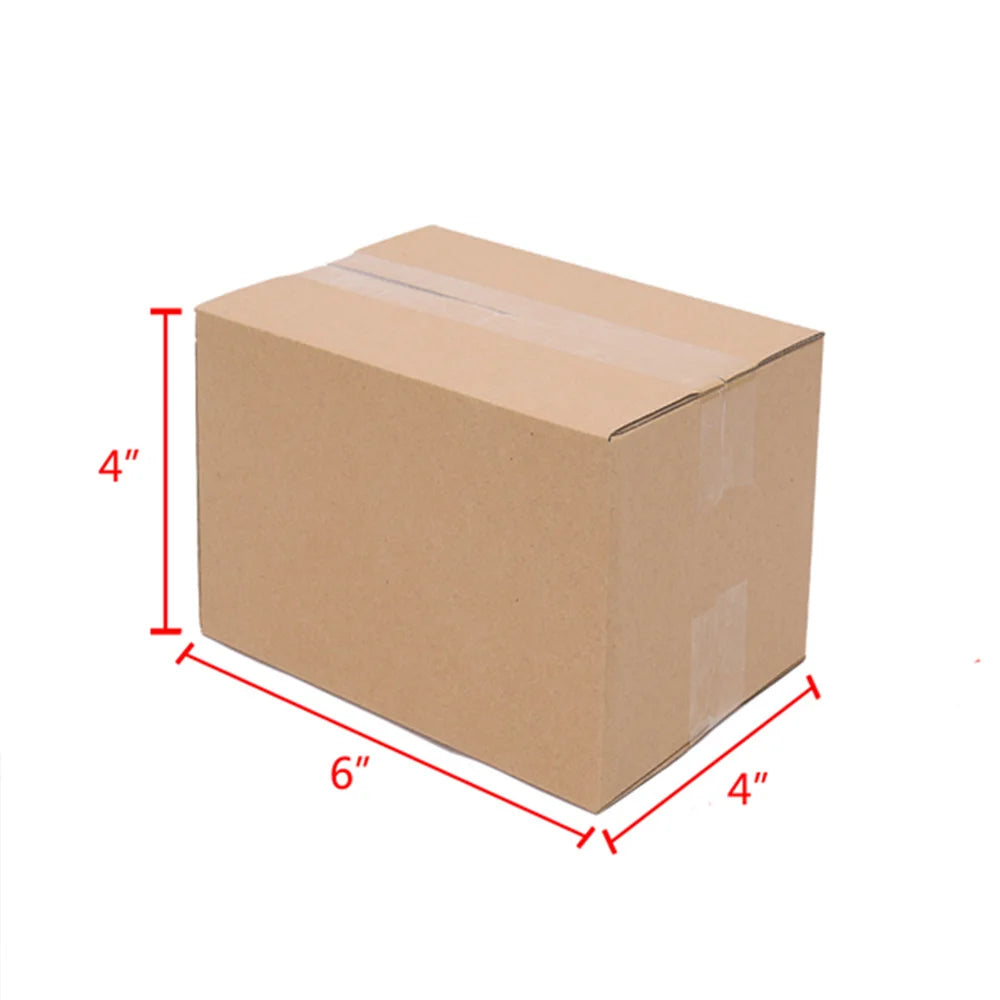 100 Pcs Corrugated Paper Boxes For Mailing Packing And Storage