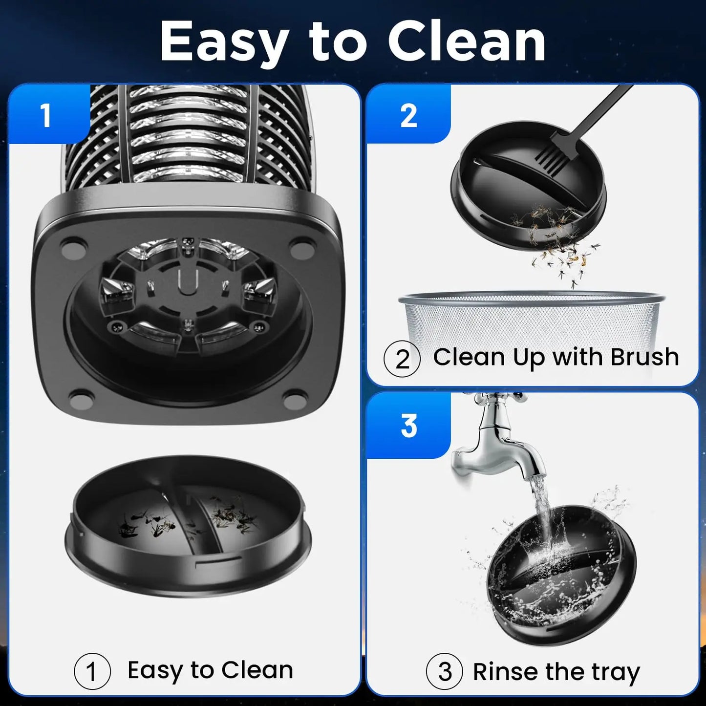 Solar Mosquito Zapper Outdoor Rechargeable Bug Zapper by S And B Enterprise