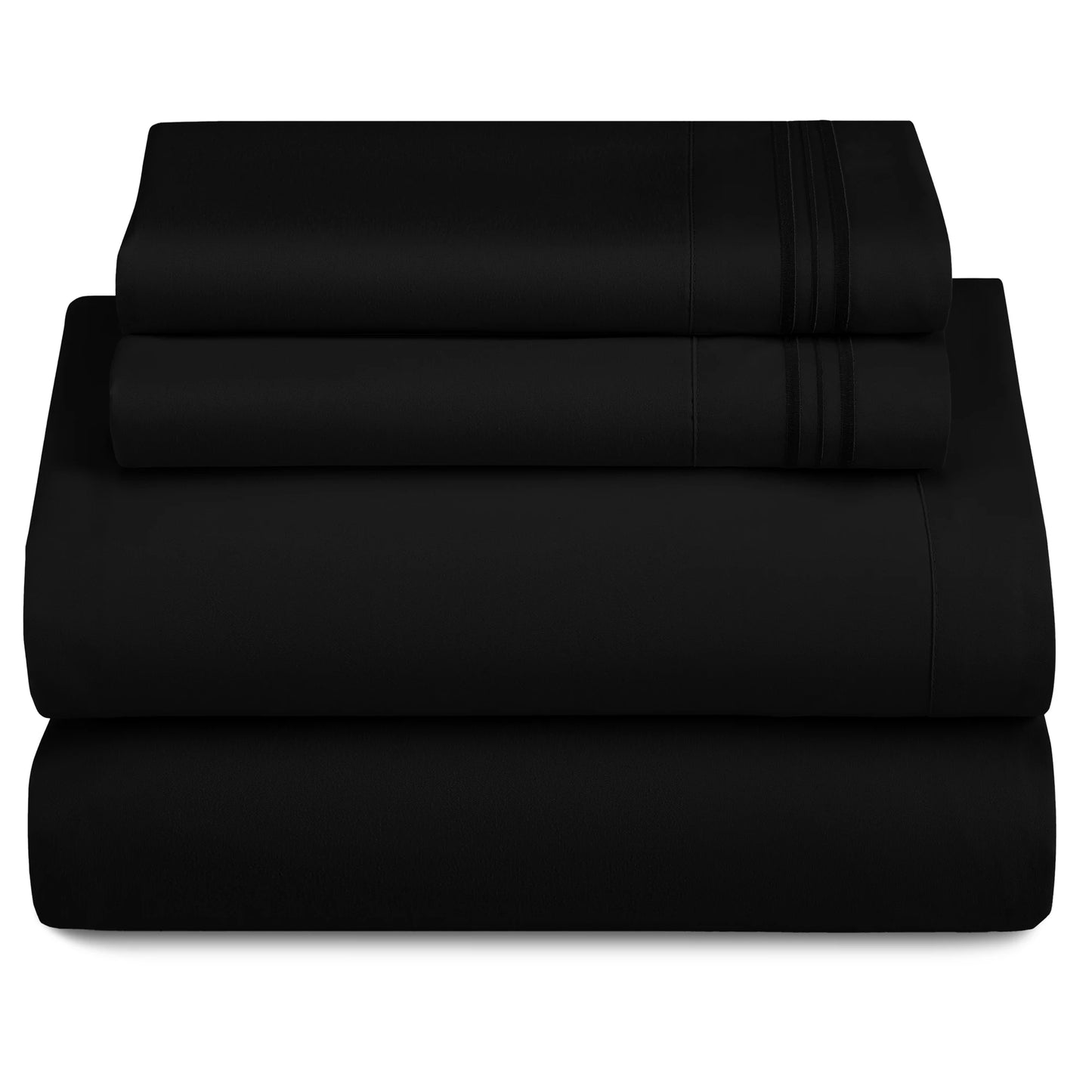 LUX Décor 3-Piece Ultra-Soft Microfiber Sheet Set for Everyday Comfort