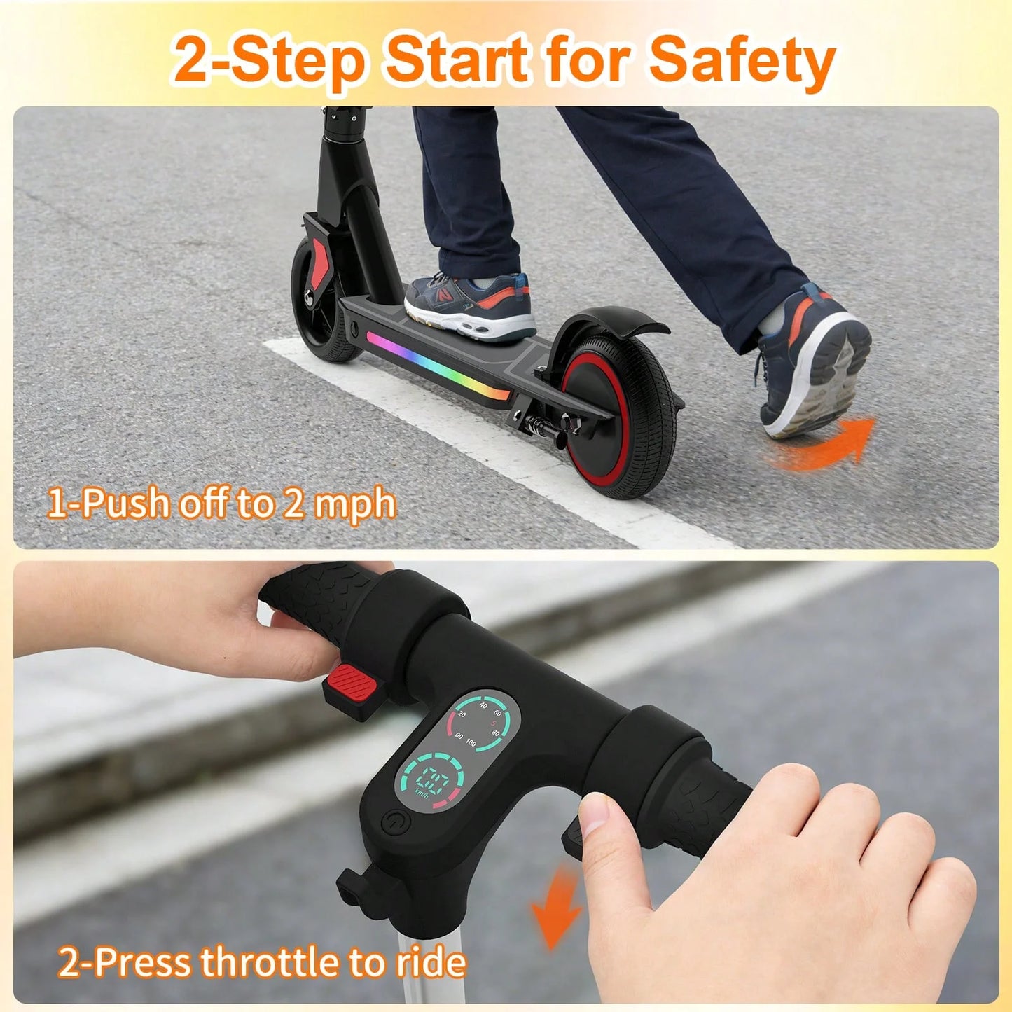 S2Pro Foldable Electric Scooter For Kids And Teens by S And B Enterprise