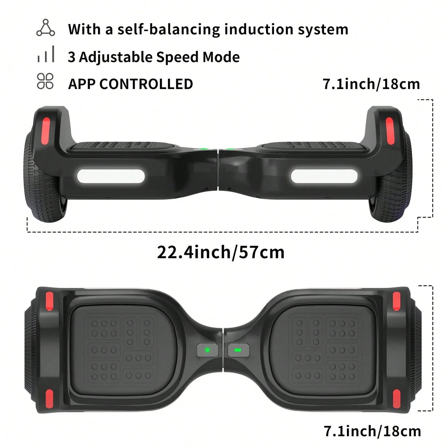 K2 Balance Bike Electric Scooter With LED Lights by S And B Enterprise
