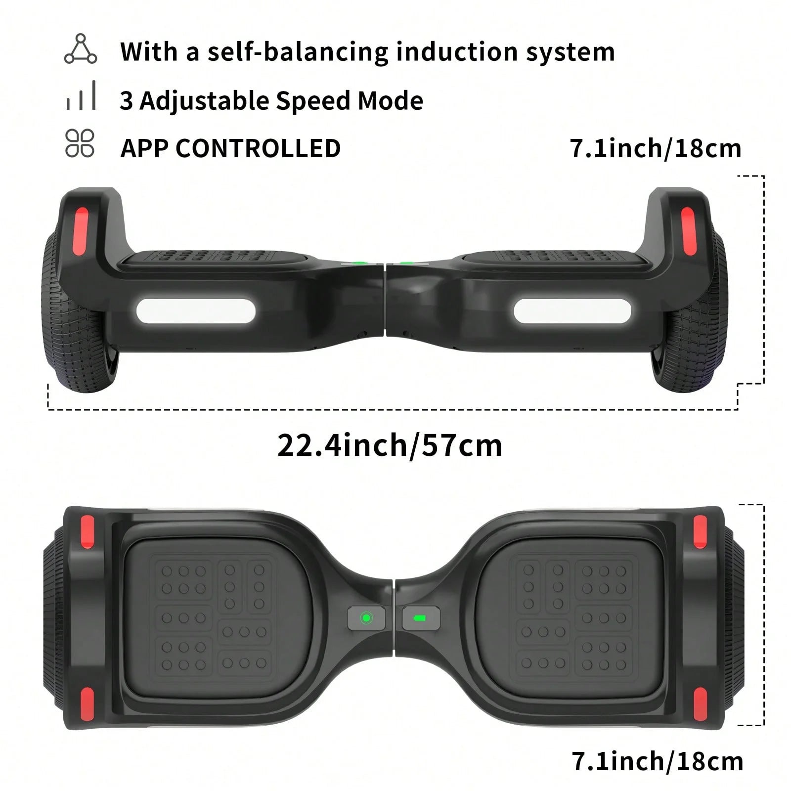 K2 Balance Bike Electric Scooter With LED Lights by S And B Enterprise