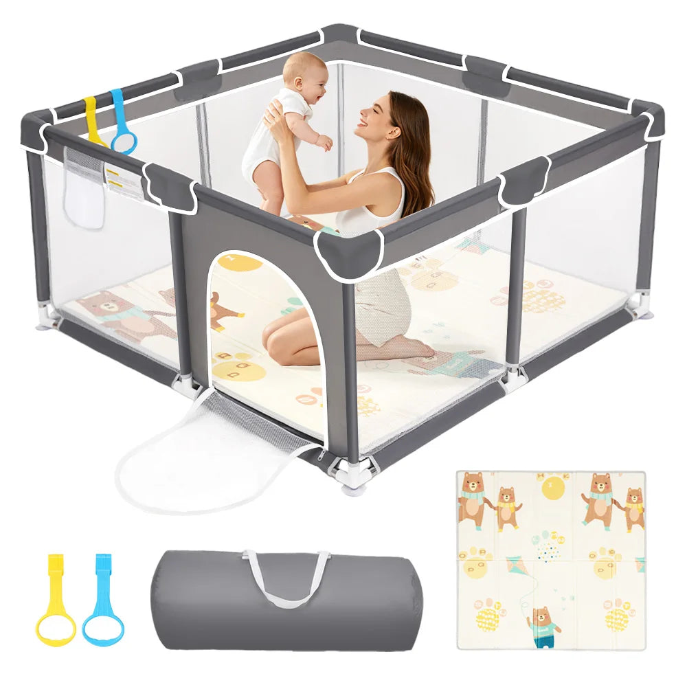360 Degree Portable Baby Playpen For Indoor Outdoor Play Area by S And B Enterprise